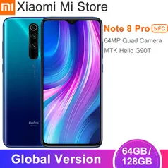 Smartphone Xiaomi Redmi Note 8 Pro 128GB + 6GB RAM | R$1116