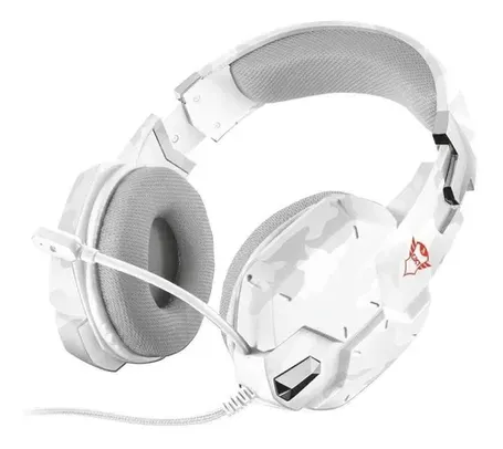 Fone de ouvido over-ear Trust Carus snow camo