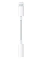 Adaptador de Lightning para conector de fones de ouvido de 3,5mm - R$59