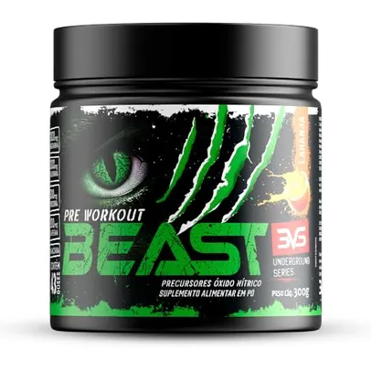 3VS Nutrition Pré-Treino Beast 300g Sabor Laranja