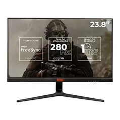 MONITOR GAMER PICHAU CENTAURI SPRO24, 23.8 POL, IPS, FHD, 1MS, 280HZ, FREESYNC/G-SYNC, HDMI/DP, PG-CTSP24-BL01