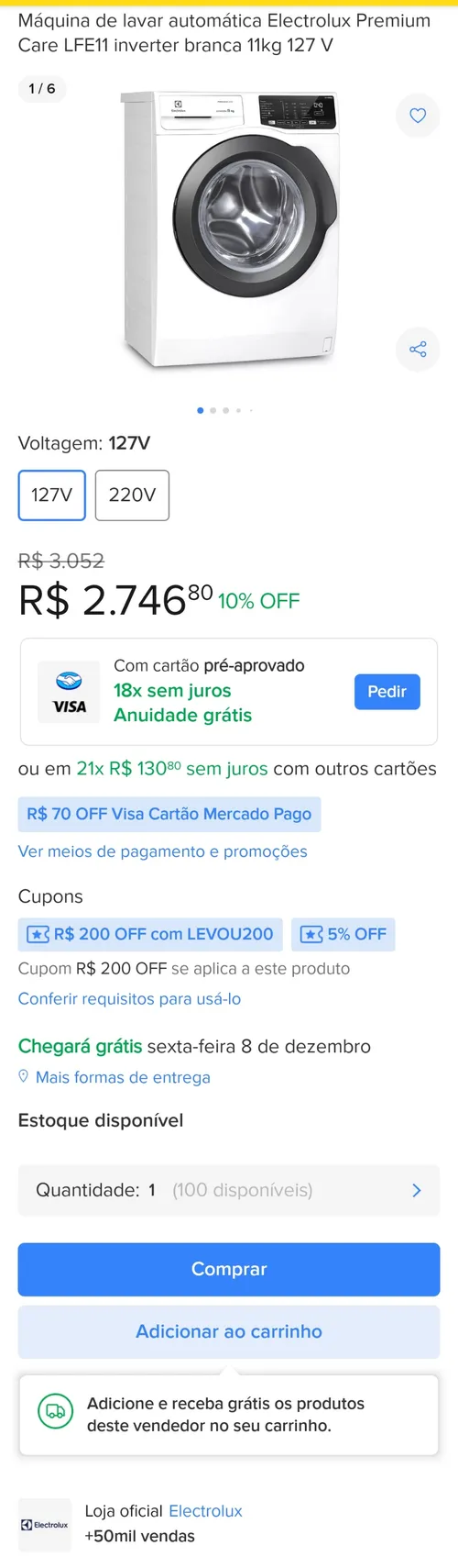 Imagen na descrição da promoção