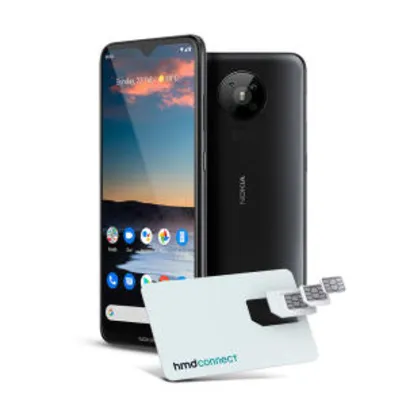 Smartphone Nokia 5.3 128GB Dual SIM, 4GB RAM, - Preto NK008 | R$1.519