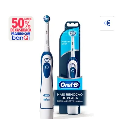 [Banqi R$ 35] Escova Dental Elétrica Oral-B Pro-Saúde Power - 1 Unidad