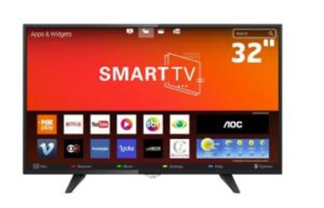 Smart TV LED 32" HD AOC LE32S5970 - R$699