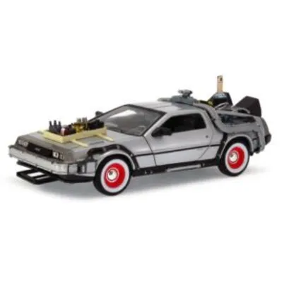 Delorean Time Machine Back To The Future Iii Welly 1:24 - R$126