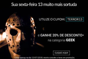 20% OFF na categoria Geek da Livraria Cultura