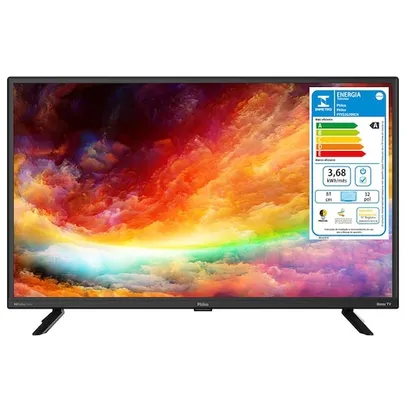 Smart TV LED 32" HD Philco PTV32G70RCH Roku TV com Dolby Audio, Midia Cast e Processador Quad-core