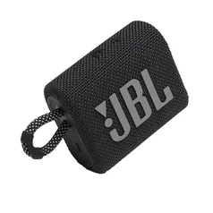 Caixa de Som Bluetooth JBL GO3 Preta 4,2W com Classificação IP67 e até 5h de Bateria