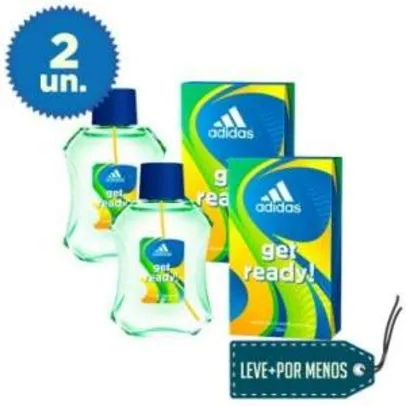 [Ricardo Eletro] Kit com 2 Perfumes Adidas Get Ready! Eau de Cologne Masculino 100ml por R$ 27