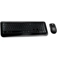 Kit Teclado e Mouse Microsoft Wireless 850 Preto - Py9-00021