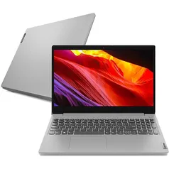 Notebook Lenovo Ultrafino Ideapad 3i Intel Core i7-10510U 8GB (GeForce MX330 2GB) 256GB SSD Linux 15,6"- Prata