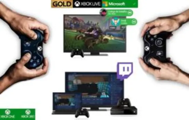Xbox Live Gold - 12 Meses (Cartões Bandeira ELO)