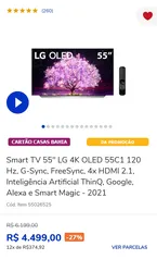 TV LG oled 55 C1