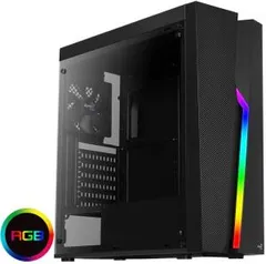 [Prime] Gabinete Aerocool Bolt Mid Tower RGB com lateral em acrílico