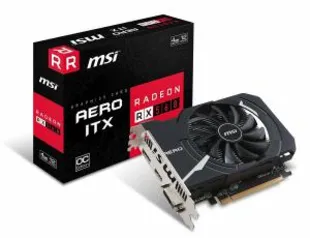 Placa de vídeo AMD MSI Radeon RX 560 4GB AERO ITX OC - R$ 616,73