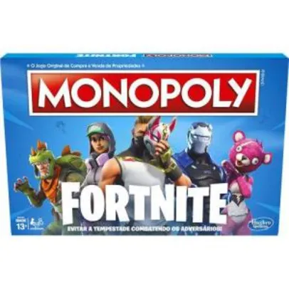 Jogo Monopoly Fortnite E6603 - Hasbro R$ 180