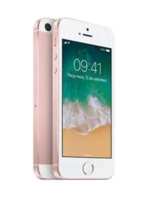 iPhone SE 128GB Ouro Rosa  IOS 4G Câmera 12MP - Apple - R$1529