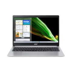 Notebook Acer Aspire 5 Intel Core I5-10210U 8GB (GeForce MX250 2GB) 256GB SSD W11 15,6” FHD IPS Prata A515-54G-55HW