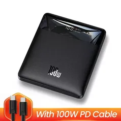 Power Bank Blade 100w 20000mah Baseus + Cabo PD 100W Baseus 