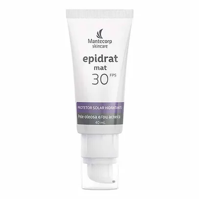 Protetor Solar Facial Hidratante Mantecorp Skincare Epidrat Mat FPS30 40ml