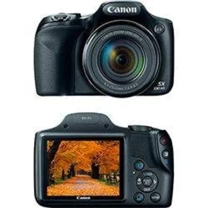 [SUBMARINO] Câmera Digital Semiprofissional Canon Powershot Sx530hs 16MP 50x 2MB Grande Angular de 24mm Preto Full HD  - R$899