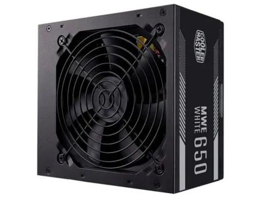 [APP] Fonte 650W ATX Cooler Master - MWE 650 White V2 | R$297