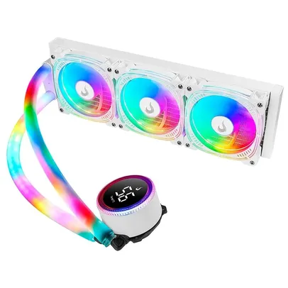 Water Cooler Gamer Rise Mode Aura Ice, ARGB, 360mm, AMD/Intel, Branco