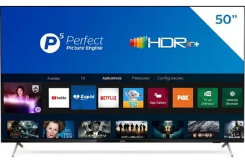 Smart TV 50'' Philips 50PUG7625/78 4K UHD P5 | R$1.940