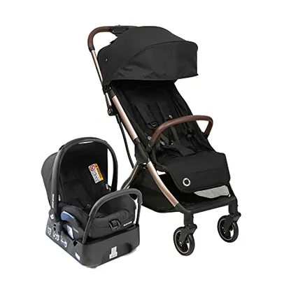 Maxi-Cosi, Travel System Eva Trio, Essential Black Champagne