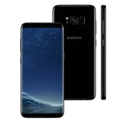 Saindo por R$ 2066: Smartphone Samsung Galaxy S8 Dual Chip Preto com 64GB, Tela 5.8”, Android 7.0, 4G, Câmera 12MP e Octa-Core por R$ 2066 | Pelando