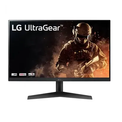 Monitor Gamer LG Ultragear 144Hz 1ms Fhd 23,8 HDMI DP IPS HDR Freesync Premium - 24GN60R-B