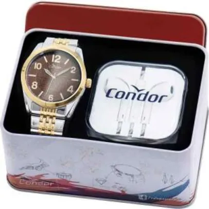 Relógio Condor Masculino Com Fone De Ouvido Co2035kyg/k5m | R$119