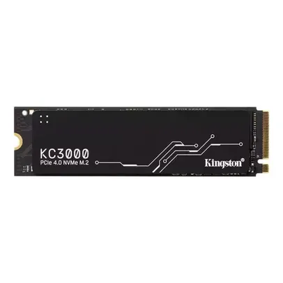 [ App ] SSD 512 GB Kingston KC3000, M.2 2280 PCIe, NVMe, Leitura: 7000MB/s e Gravação: 3900MB/s