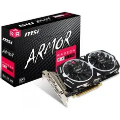 Placa de Vídeo MSI Radeon RX 570 Armor 8G OC Dual 8GB GDDR5 PCI-EXP 912-V341-236