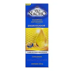 Tio Nacho Shampoo Engrossador, Aumenta a Espessura do Cabelo, Dá um efeito mais volumoso, Ideal para Cabelo Fino e Ralo