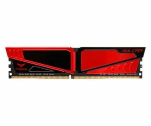 Memoria Team Group T-Force Vulcan 8GB (1X8) 2400MHz DDR4 Vermelha