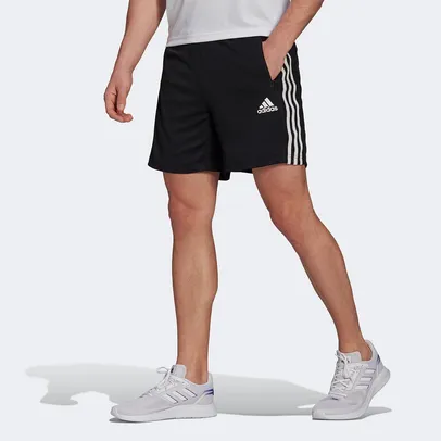 Short Adidas D2M 3 Listras Masculino