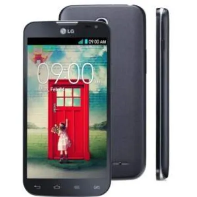 [Casas Bahia] Smartphone LG L90 Dual D410 Preto 8GB - 4.7”, Android 4.4, 8MP  - R$512