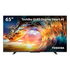 Smart TV QLED 65" Toshiba 65M550L, 4K, 2 USB, 3 HDMI, 60Hz