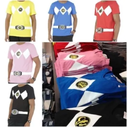 Camisetas Power Rangers R$ 40