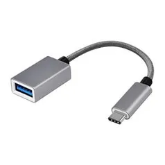 Cabo Adaptador Usb-c M P/ Usb 3.0 F C/ Função On The Go Permite Conexões C/ Pen Drives - Geonav por R$ 5