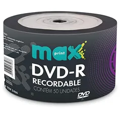 [PRIME] MÍDIA DVD-R Gravável MAXPRINT 4.7GB 16X - Bulk c/50 unid