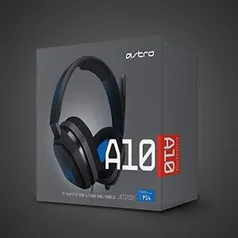 Headset Astro Gaming A10 Para Playstation, Xbox, Pc, Mac - Preto/Azul | R$399