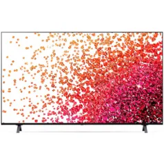 [Primeira Compra] Smart TV LG 55'' 4K NanoCell 55NANO75SPA Inteligência Artificial ThinQAI Smart Magic Preto