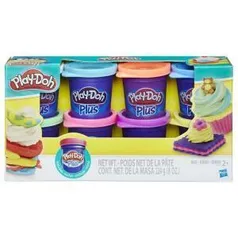 Massinha Hasbro Play-Doh Plus A1206 – 8 Potinhos | R$18