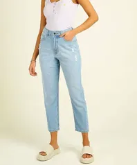 Calça Mom Jeans Feminina Destroyed Marisa