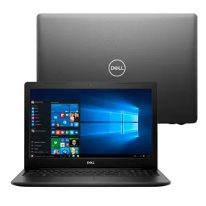 Notebook Dell Pentium Gold 4GB 500GB Tela 15.6” Windows 10 Inspiron I15-3583-A05P - R$1865