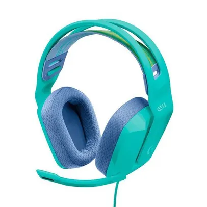 Headset Gamer Logitech G335 com Design Leve e Conexão 3,5mm para PC PlayStation Xbox Nintendo Switch