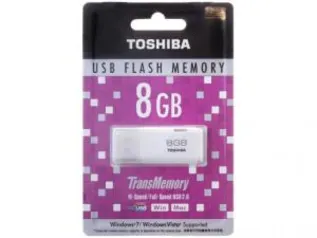 Pen Drive 8GB Toshiba - Hayabusa TransMemory USB 2.0 - R$ 8